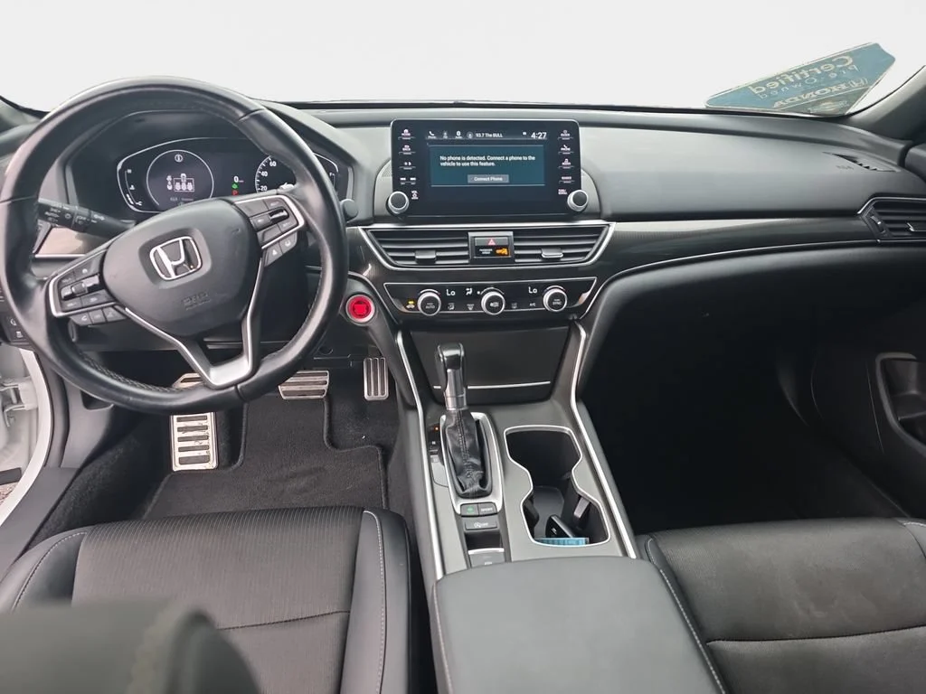 Certified Used 2022 Platinum White Pearl Honda 1.5T SPORT image 39