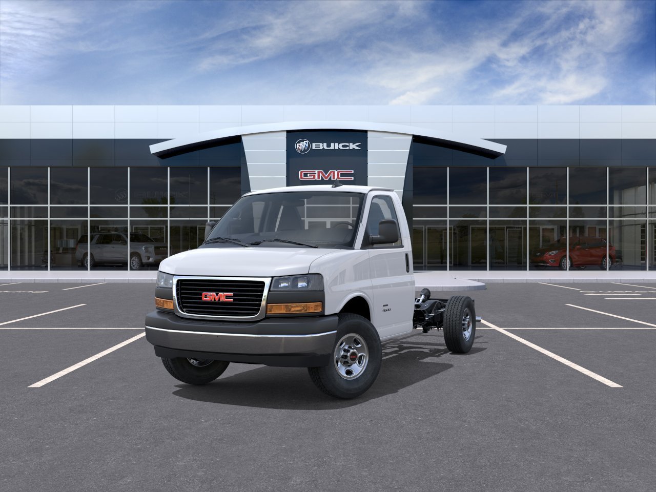New 2025 Summit White GMC 1WT image 8