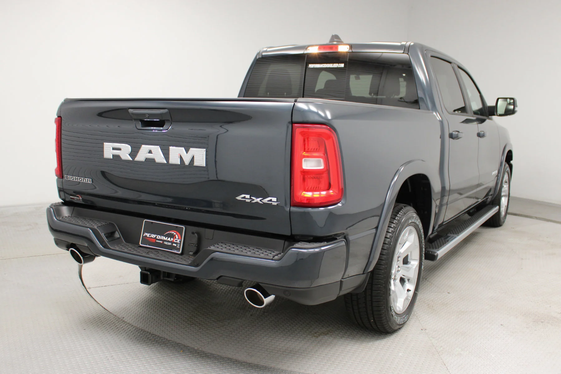 New 2026 Forged Blue Metallic Exterior Paint RAM Big Horn 4x4 Crew Cab 5