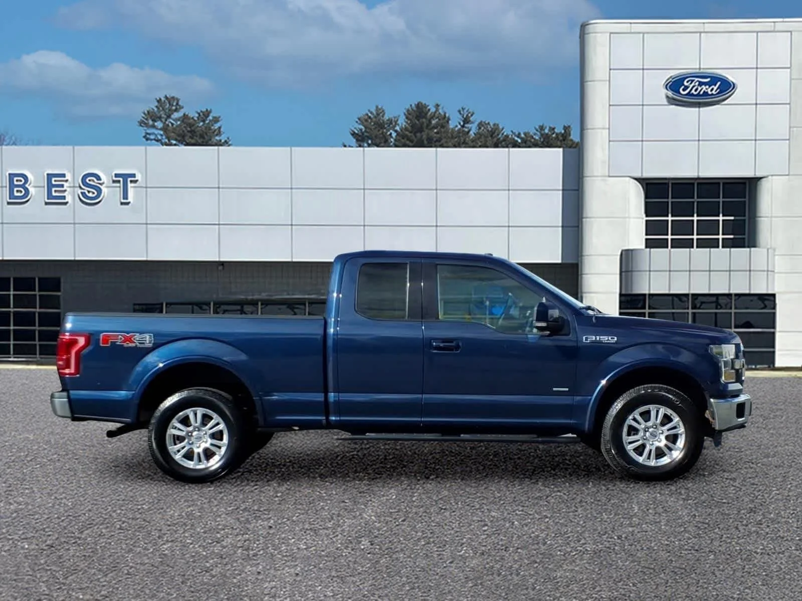 Used 2016 Blue Jeans Metallic Ford Lariat image 8
