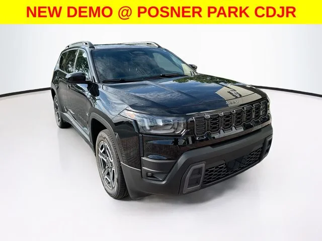 New 2026 Diamond Black Crystal Pearlcoat Jeep Laredo image 3