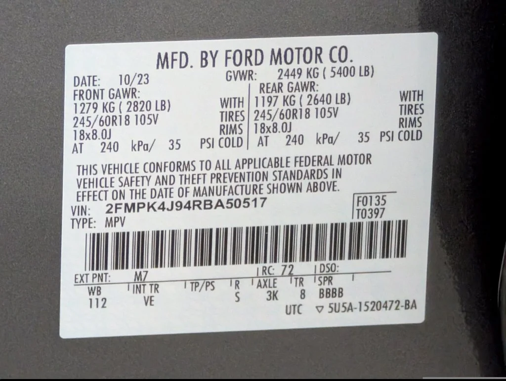 Certified Used 2024 Carbonized Gray Metallic Ford SEL image 23