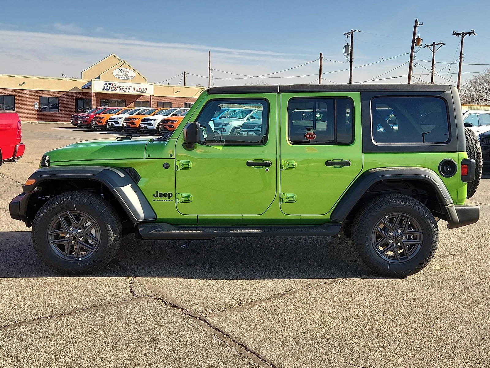 New 2026 Green Jeep 4-DOOR SPORT S image 2
