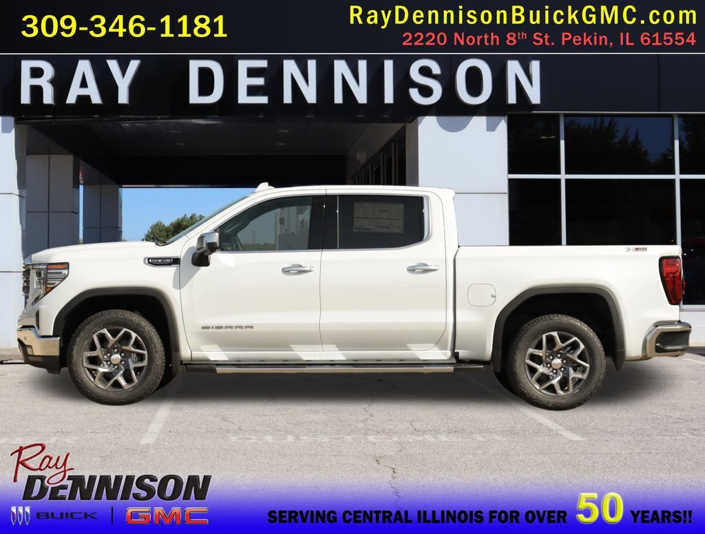 New 2026 Glacier White Tricoat GMC SLT image 4