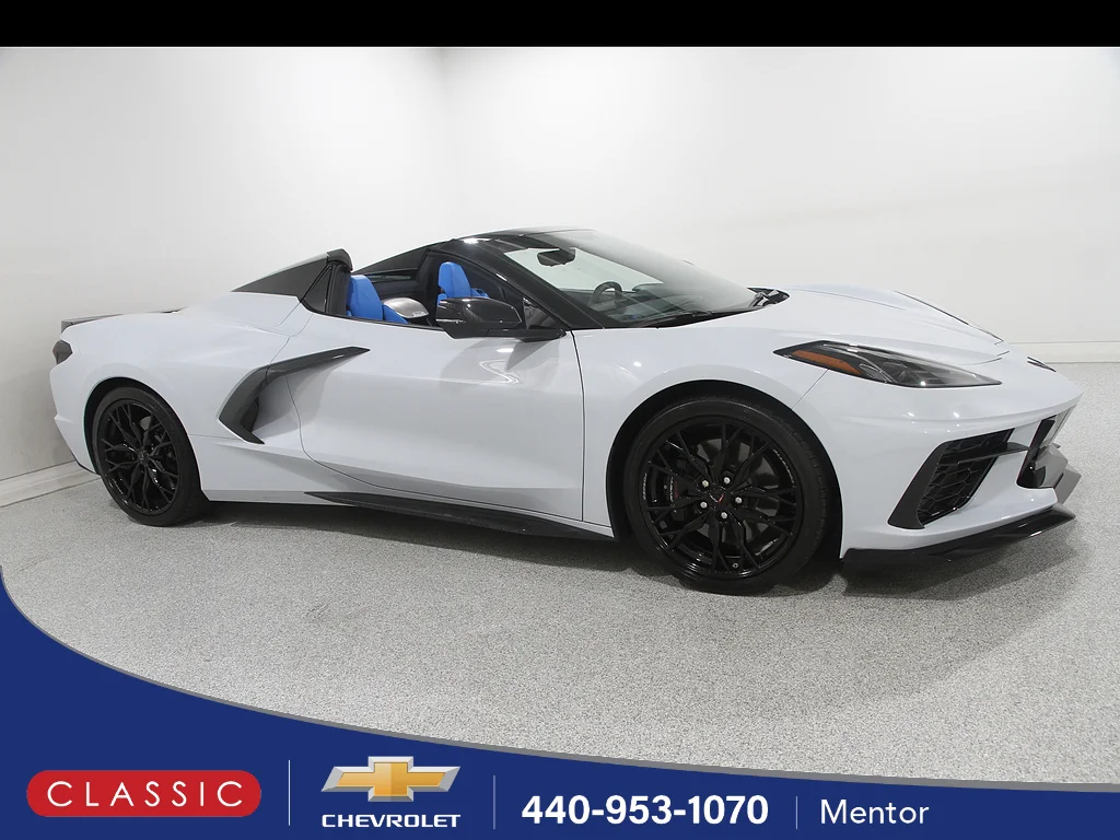Used 2023 Ceramic Matrix Gray Metallic Chevrolet Stingray image 1