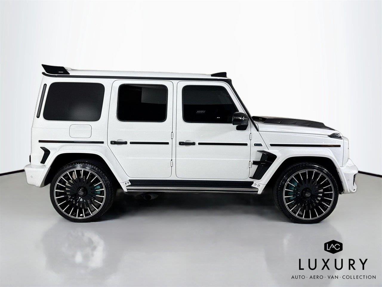 Used 2024 Polar White Mercedes-Benz AMG® G 63  Brabus Custom Widebody / Custom Tiffany Interior image 5