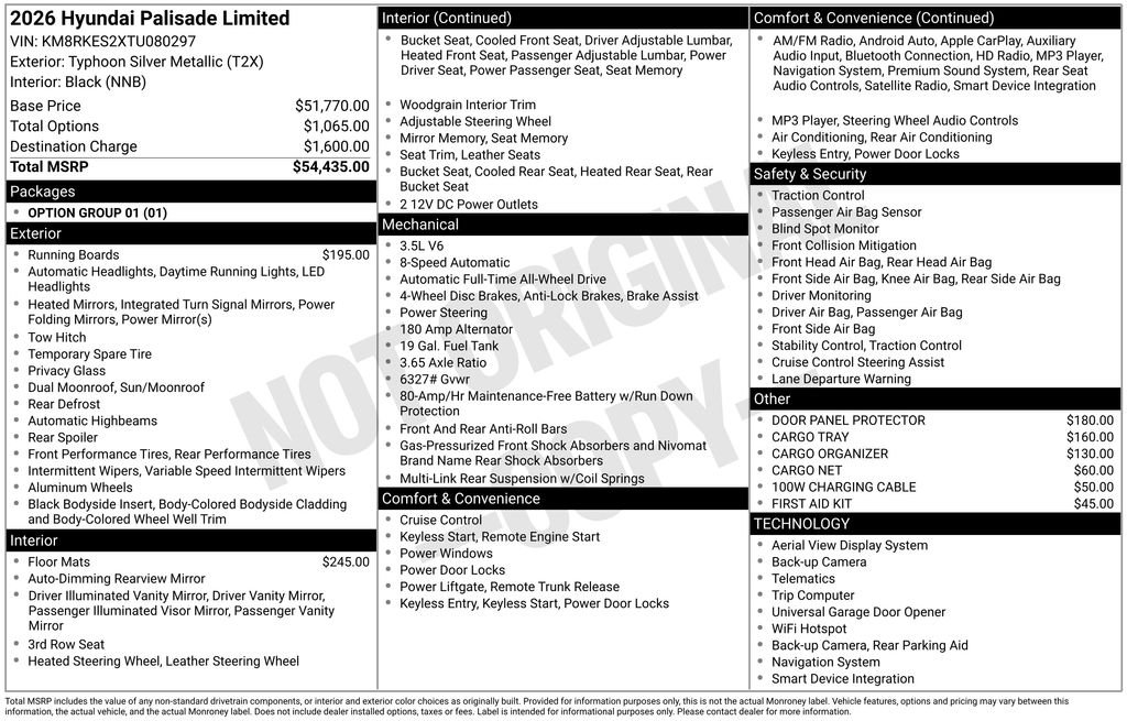New 2026 Silver Hyundai Limited image 4