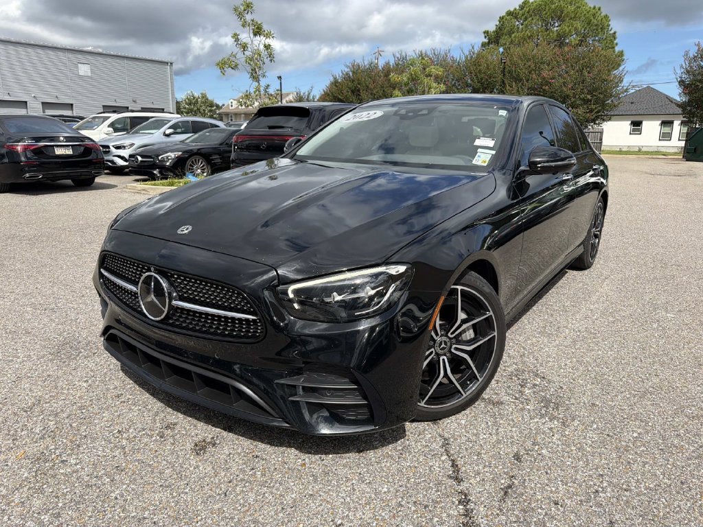 Certified Used 2022 Black Mercedes-Benz E 350 image 3