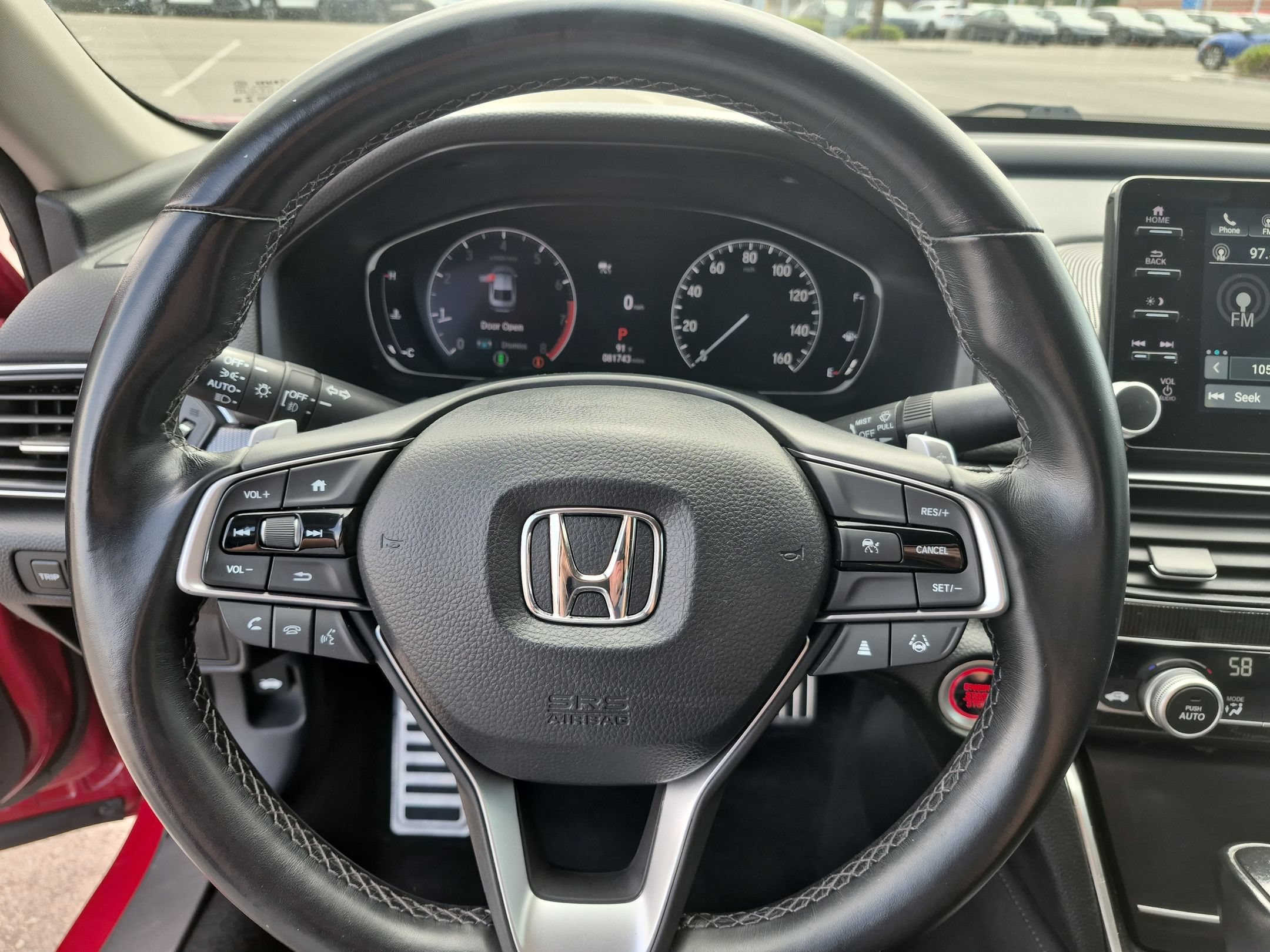 Used 2021 Red Honda Sport SE image 16