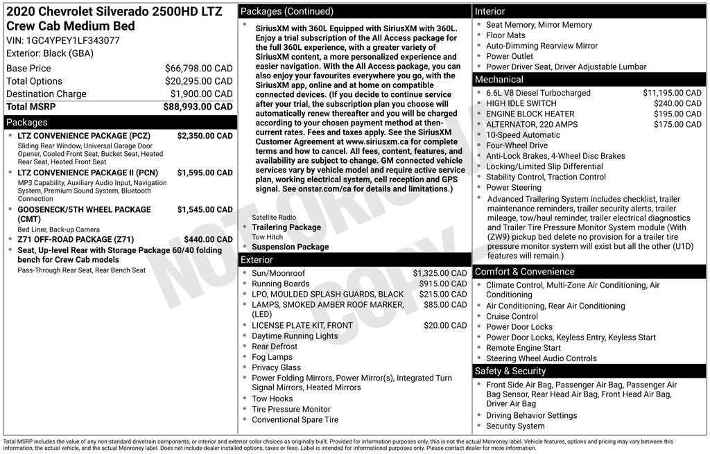 Used 2020 Black Chevrolet LTZ image 6