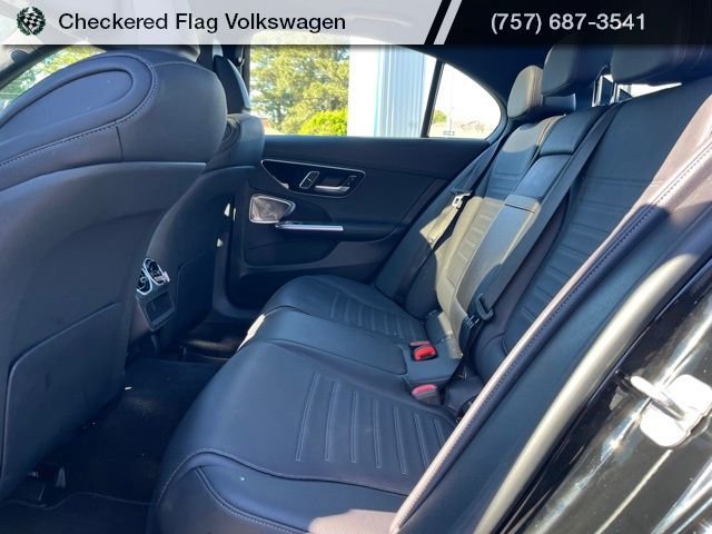 Used 2024 Obsidian Black Metallic Mercedes-Benz C 300 4MATIC® image 39