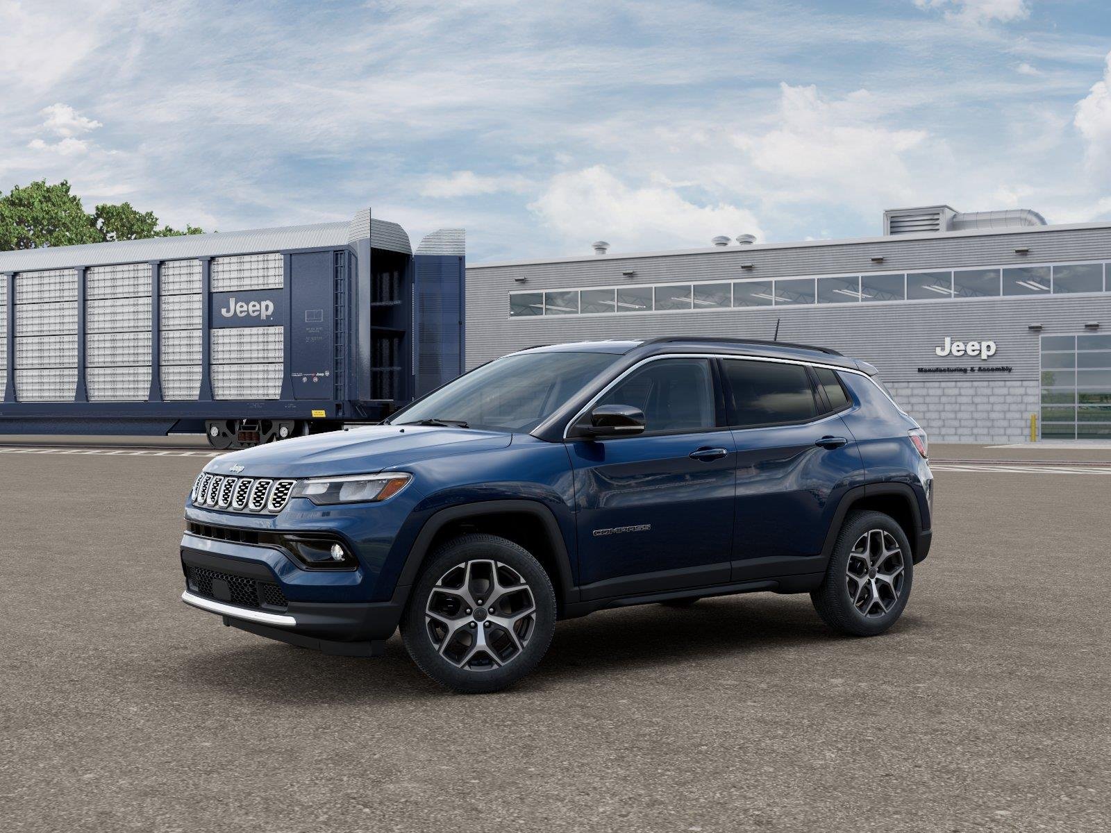 New 2026 Fathom Blue Pearl-Coat Exterior Paint Jeep Limited image 2