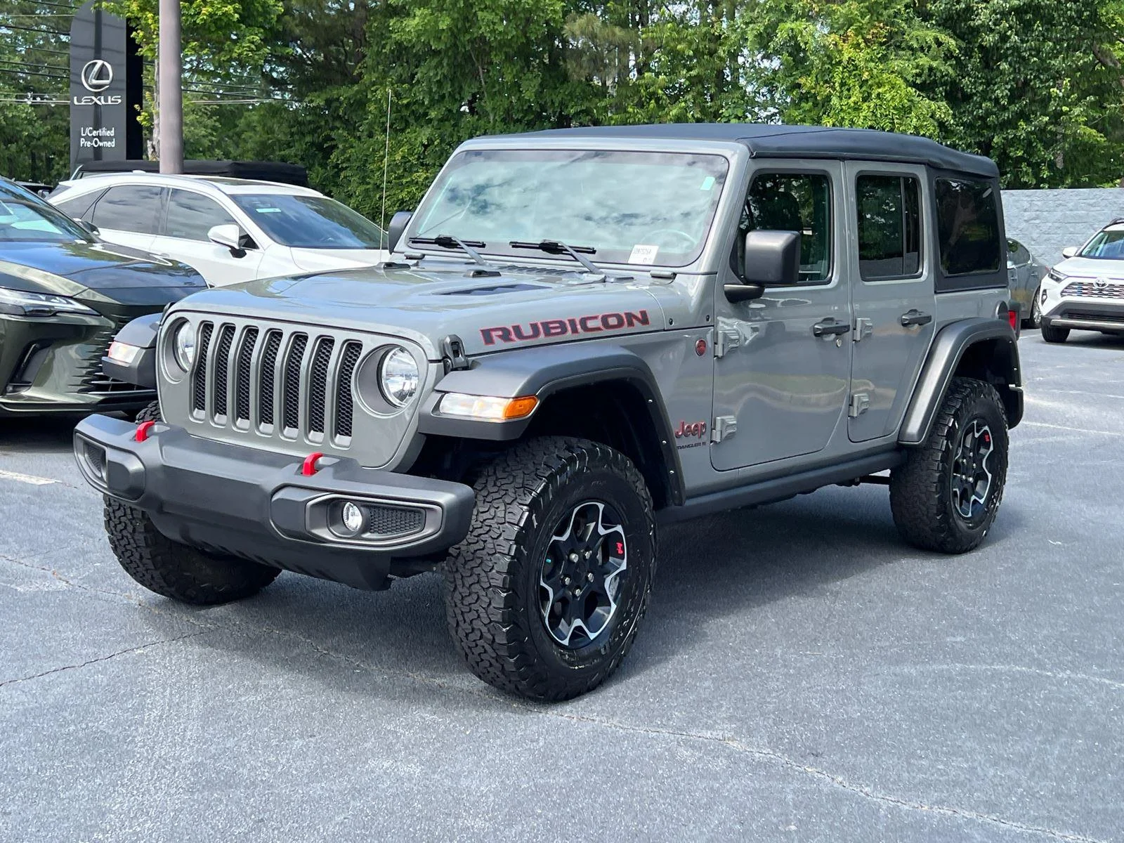 Used 2023 Sting-Gray Clearcoat Jeep Rubicon image 2