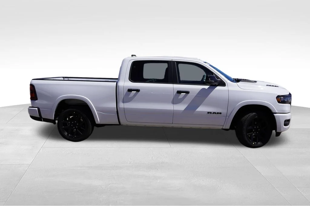 New 2026 Bright White Clear-Coat Exterior Paint RAM Laramie image 2