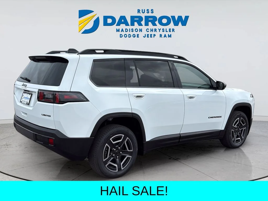 New 2026 Bright White Clear-Coat Exterior Paint Jeep Limited image 5
