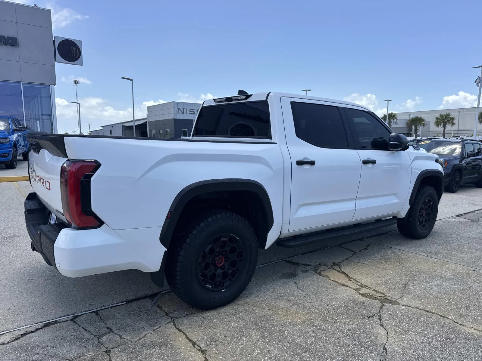 Used 2025 White Toyota TRD Pro Hybrid CrewMax 5.5