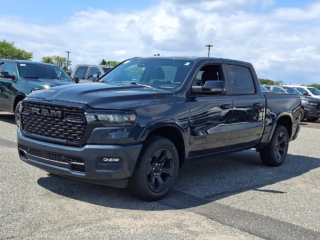 New 2027 Forged Blue Metallic Exterior Paint RAM Big Horn image 4