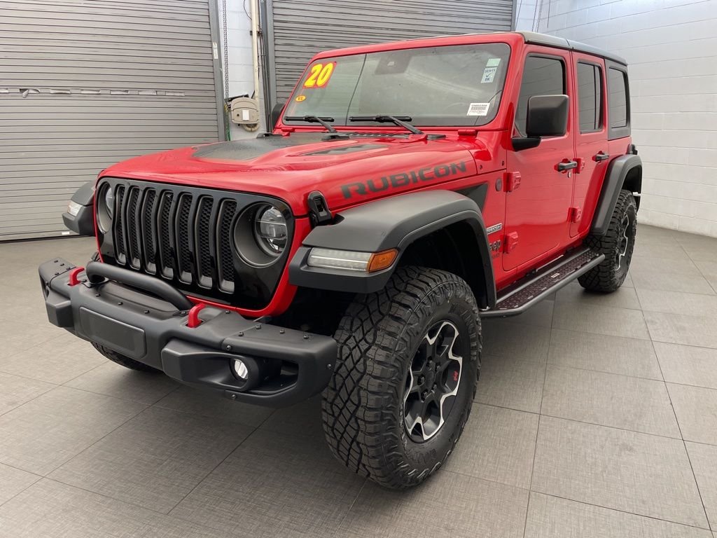 Used 2020 Red Jeep Unlimited Rubicon image 3