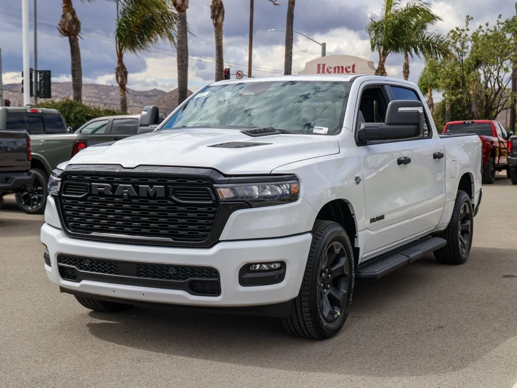 New 2026 Bright White Clear-Coat Exterior Paint RAM Black Express image 7