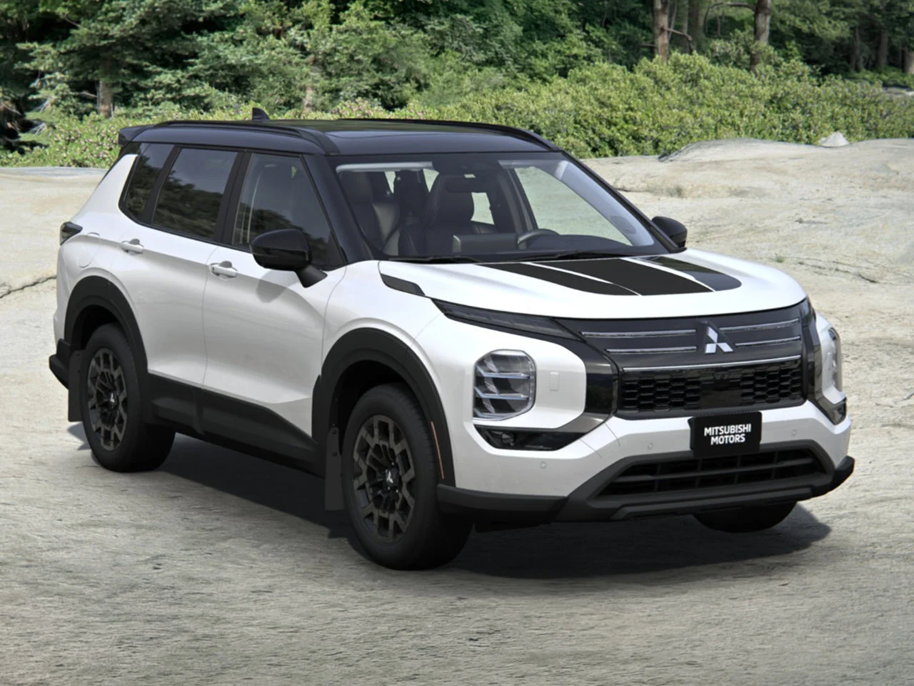 New 2026 White Diamond/Black Roof Mitsubishi Trail Edition image 2