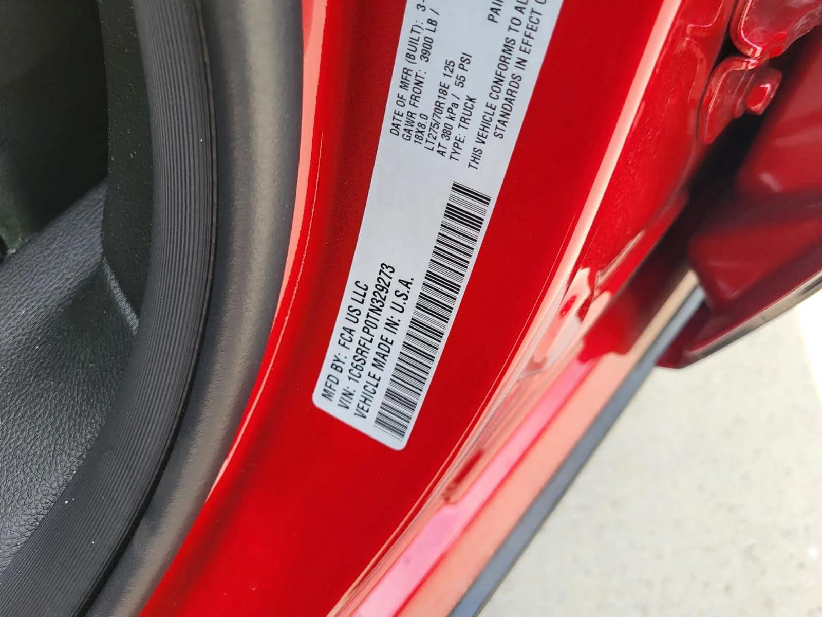 New 2026 Molten Red Pearlcoat Ram Rebel image 21