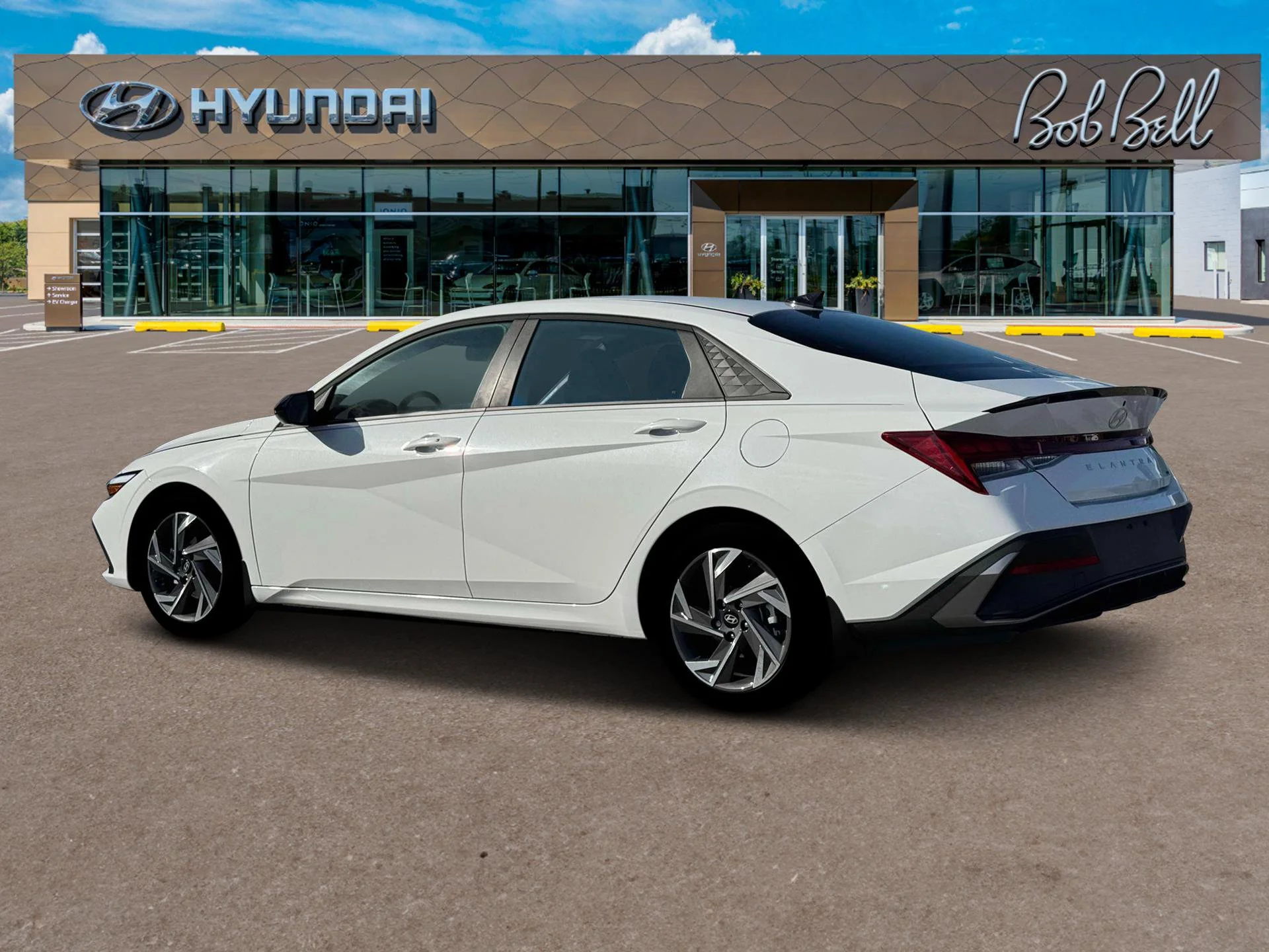 New 2025 White Hyundai SEL Sport image 4
