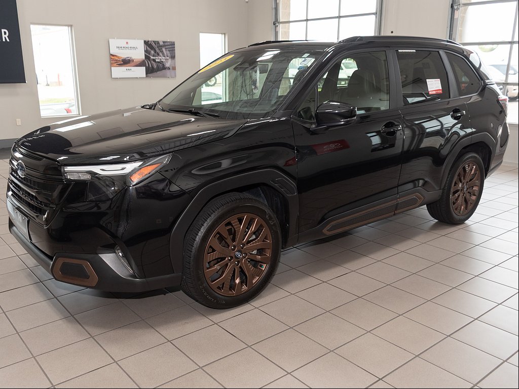 Used 2025 Crystal Black Silica Subaru Sport image 4