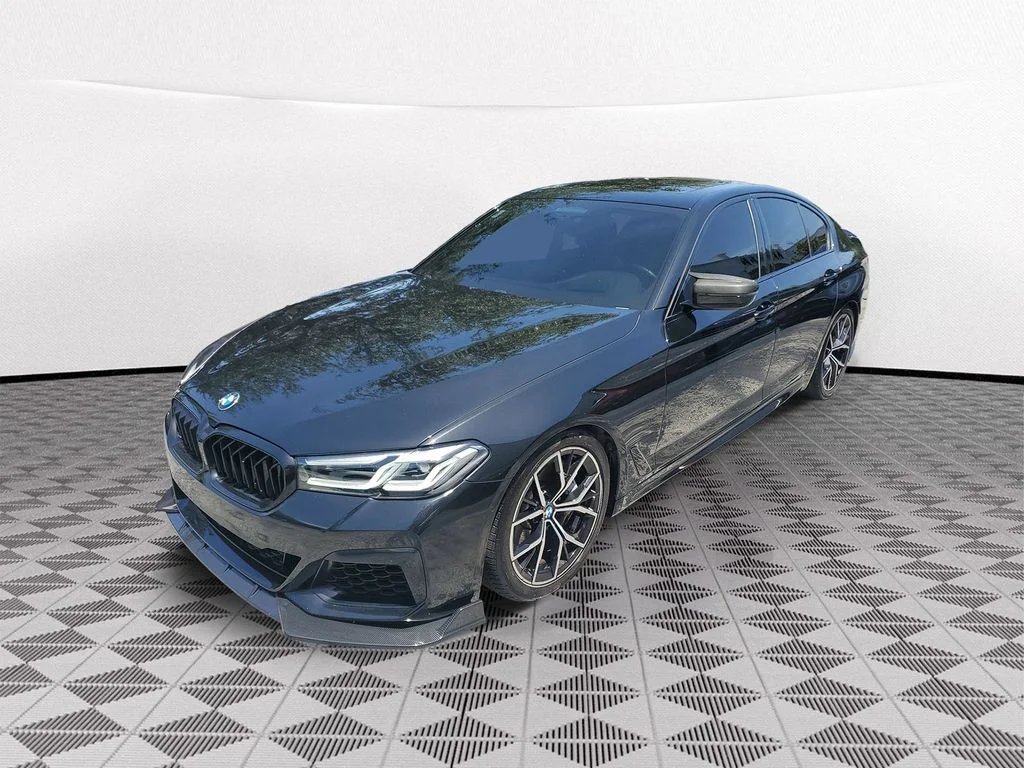 Used 2021 Black BMW 540i image 3