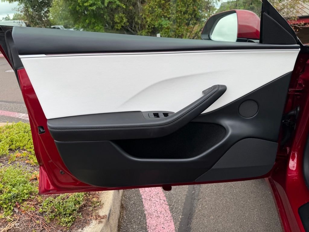 Used 2025 Red Tesla Performance image 10