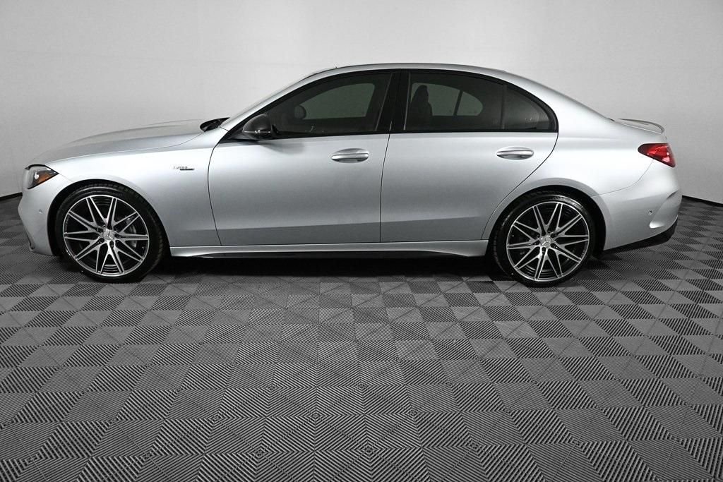 New 2025 Cirrus Silver Metallic Mercedes-Benz AMG® C 43 4MATIC® Sedan image 3
