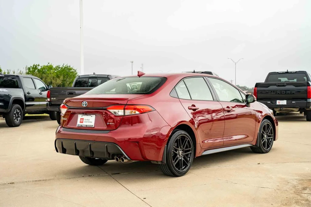 Certified Used 2025 Red Toyota SE image 4