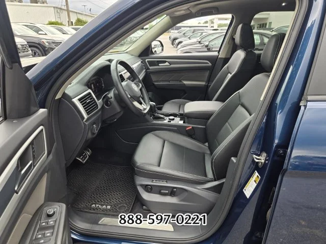 Certified Used 2023 Blue Metallic Volkswagen 3.6L V6 SEL R-LINE image 10