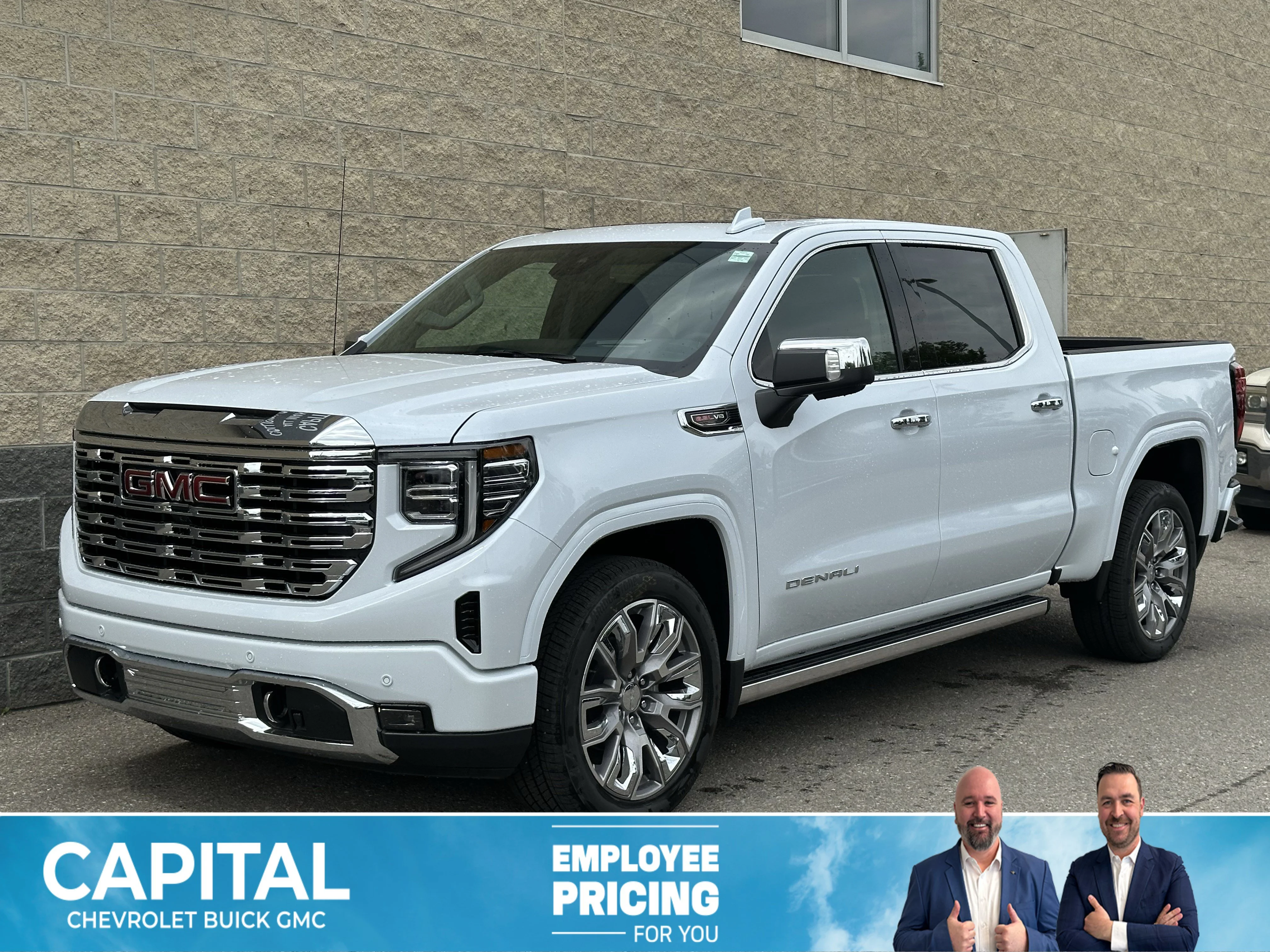 New 2026 Glacier White Tricoat GMC Denali image 1