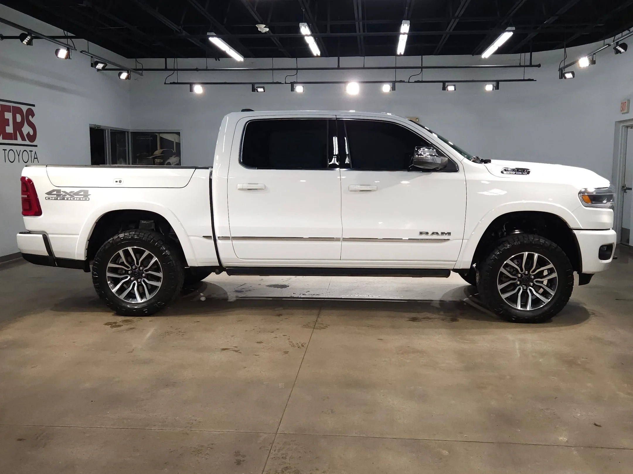 Used 2025 Bright White Clearcoat Ram Limited image 8