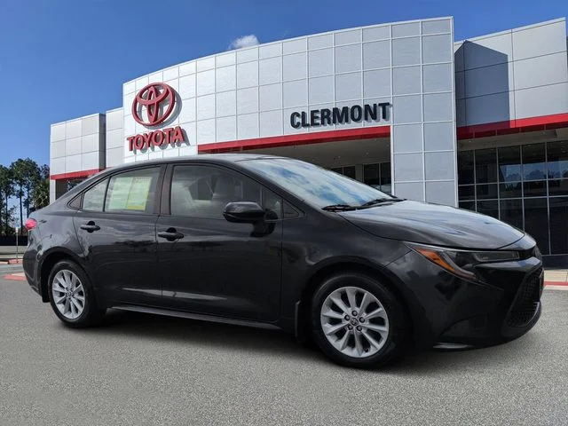 Used 2021 Black Toyota LE image 1