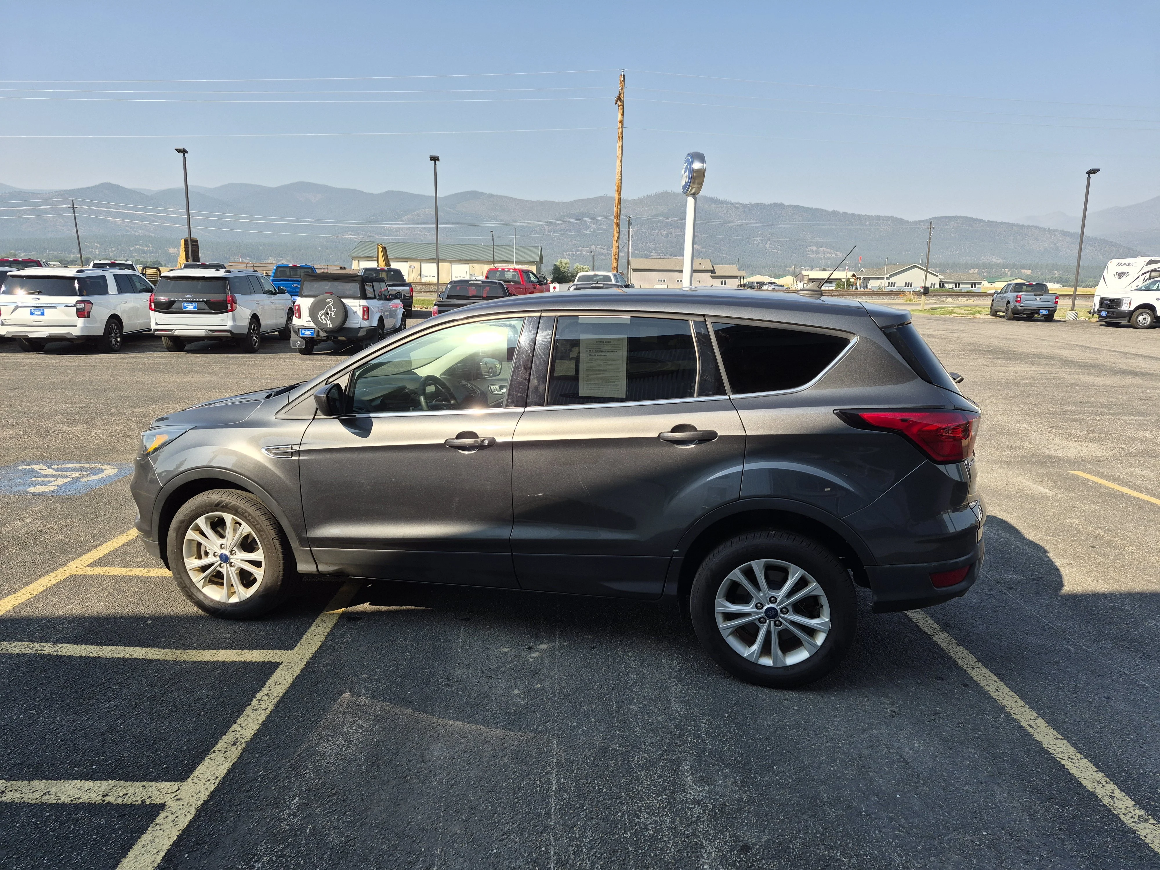 Used 2019 Dark Gray Ford SE image 8