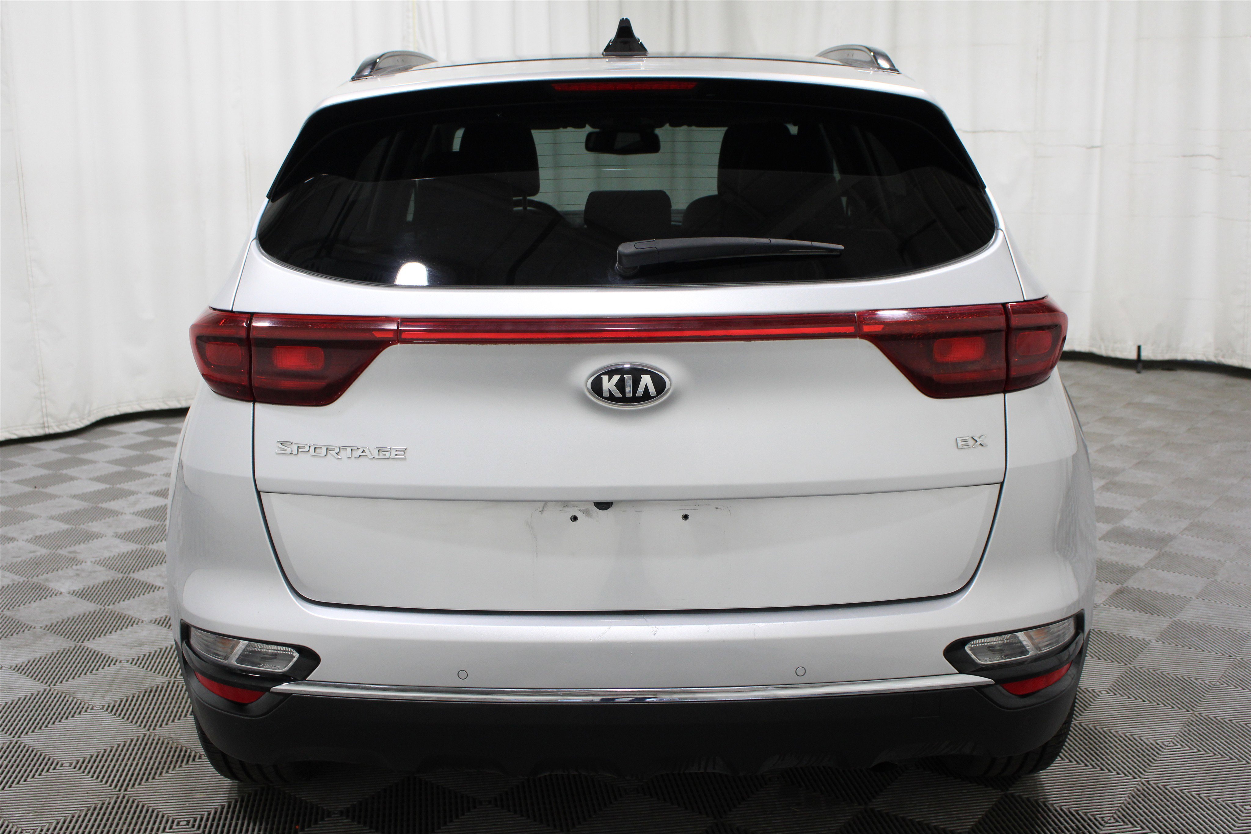 Used 2021 Sparkling Silver Kia EX image 32