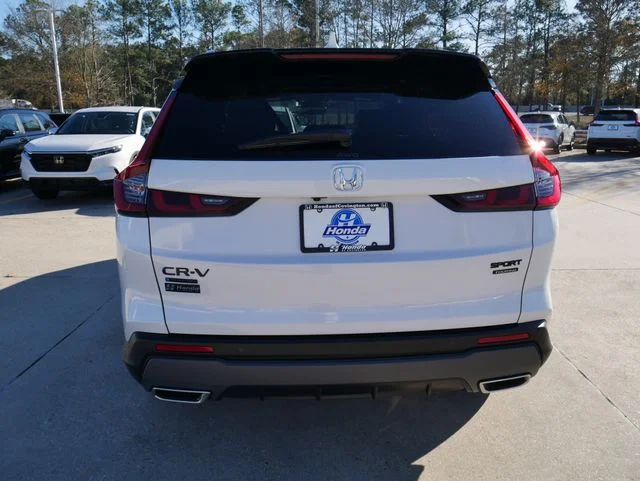 New 2027 Platinum White Pearl Honda Sport Touring Hybrid AWD image 4