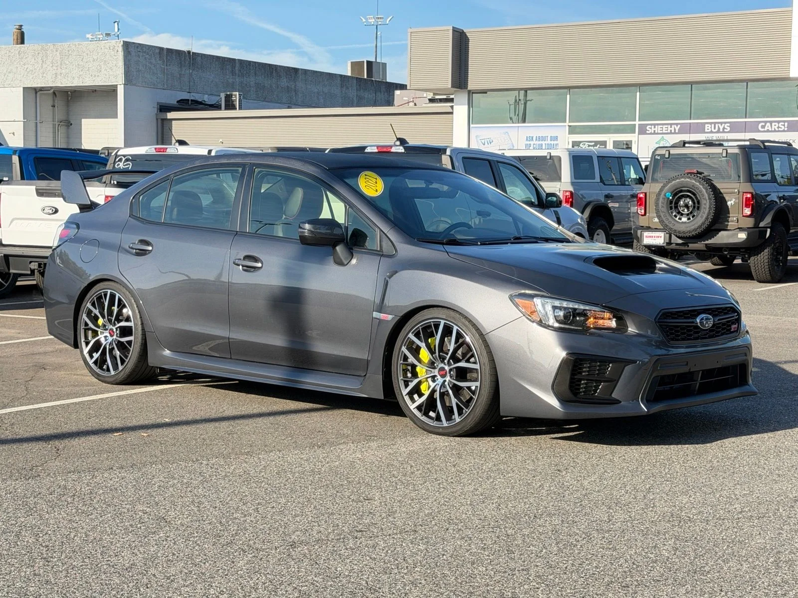 Used 2021 Magnetite Gray Metallic Subaru STi image 1