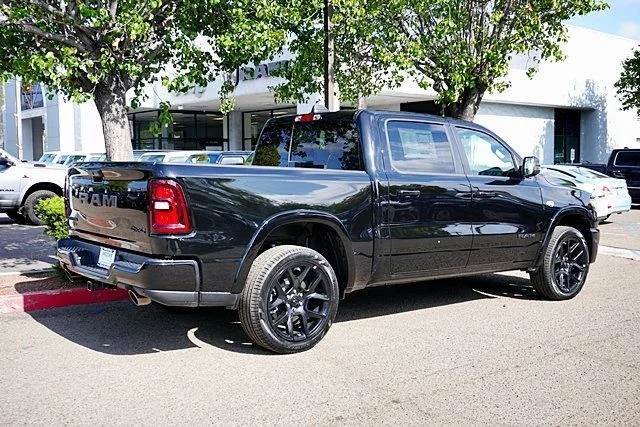 New 2026 Diamond Black Crystal Pearl-Coat Exterior Paint RAM Laramie image 9