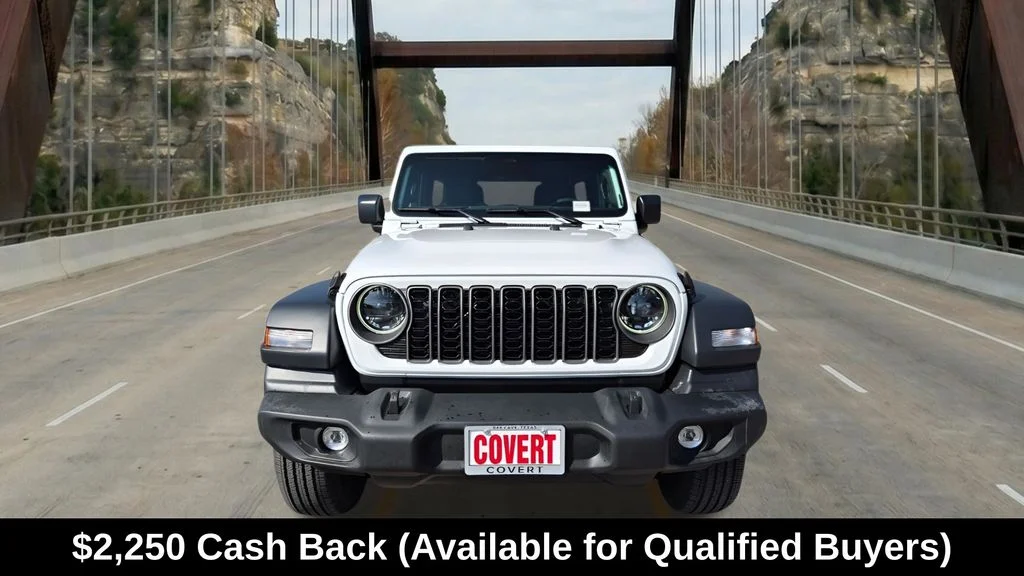 New 2026 Bright White Clear-Coat Exterior Paint Jeep Sport S image 2