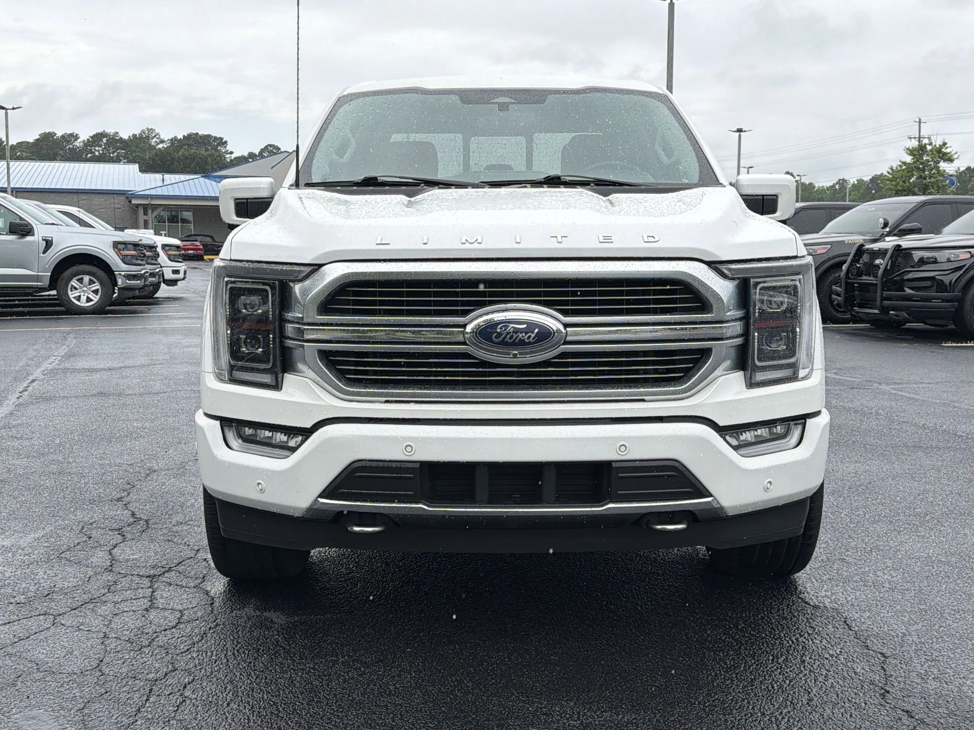 Certified Used 2023 White Metallic Ford Limited image 35