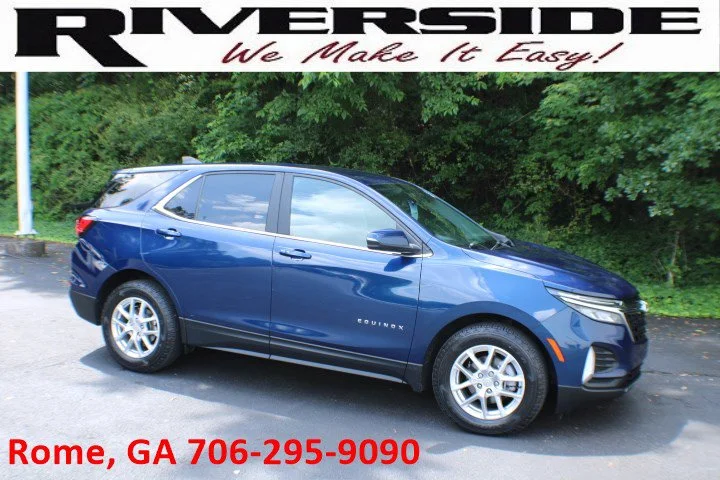 Used 2022 Blue Glow Metallic Chevrolet LT image 1