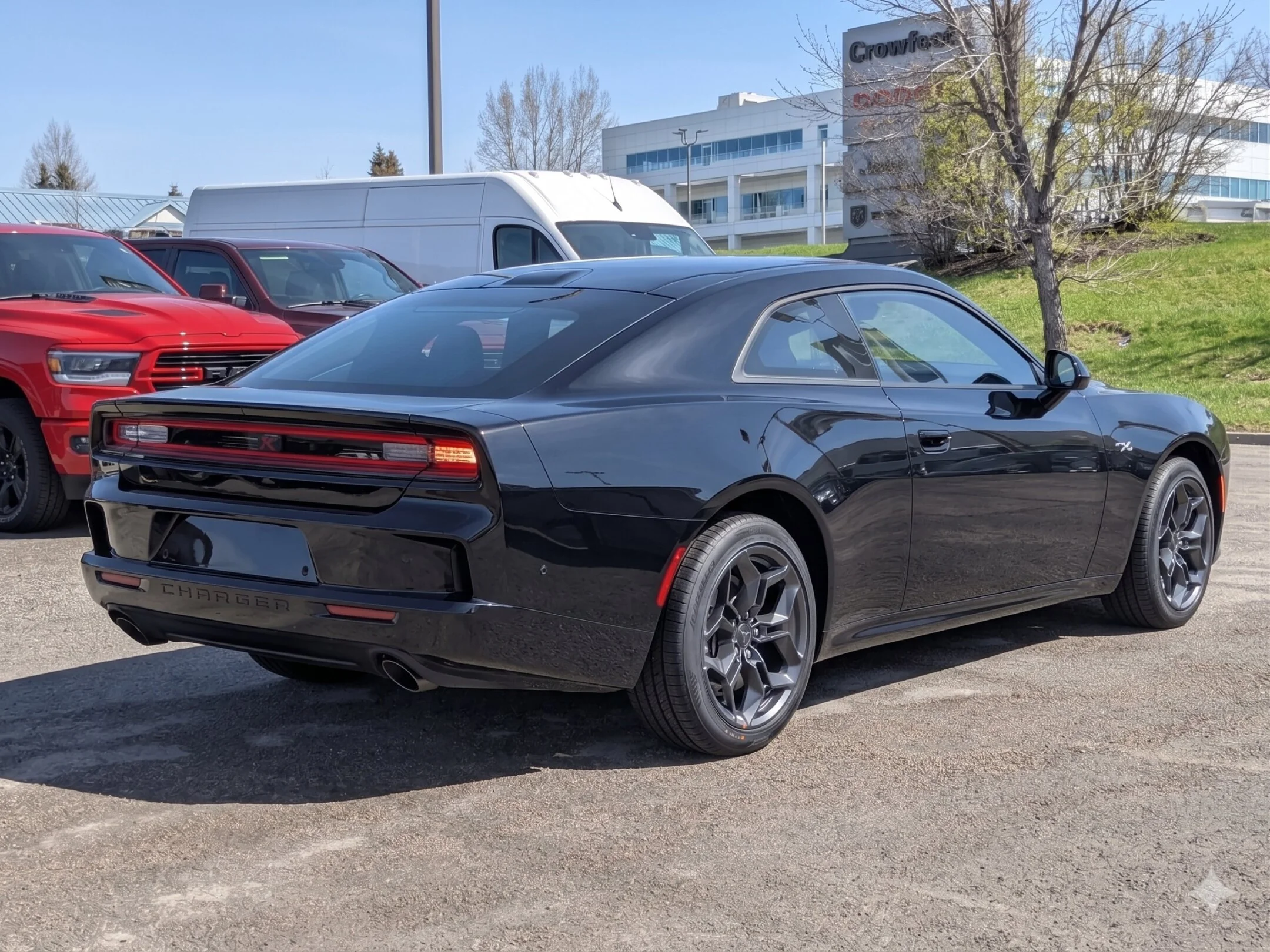 New 2026 Black Dodge R/T - - Blacktop Pkg - Driver Convenience Grp - Alpine Audio - 20 Black Wheels & More! image 8