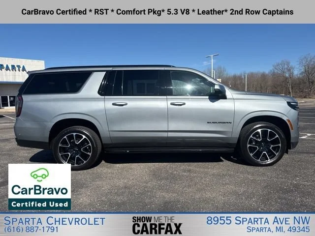 Certified Used 2025 Sterling Gray Metallic Chevrolet RST image 2