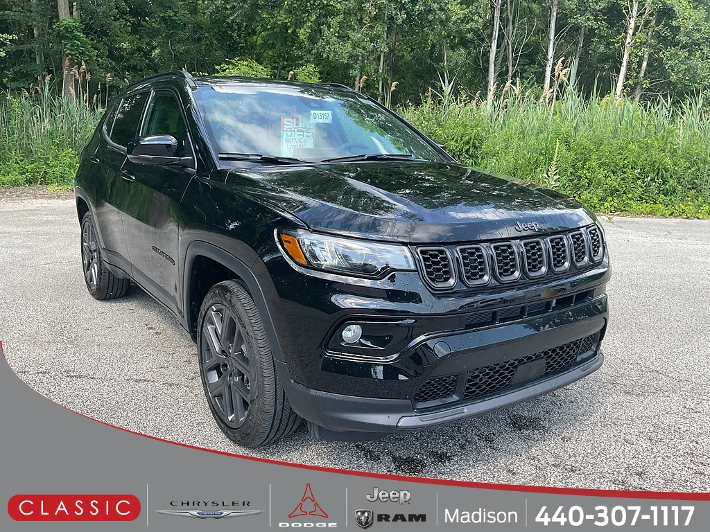 New 2026 Diamond Black Crystal Pearlcoat Jeep Limited Altitude image 1