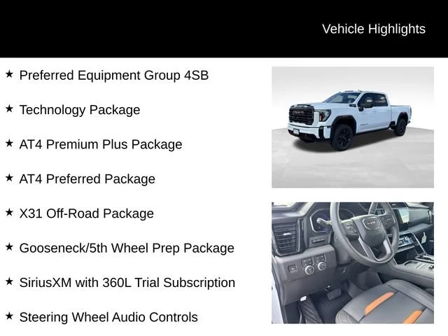 New 2026 Summit White GMC AT4 image 8