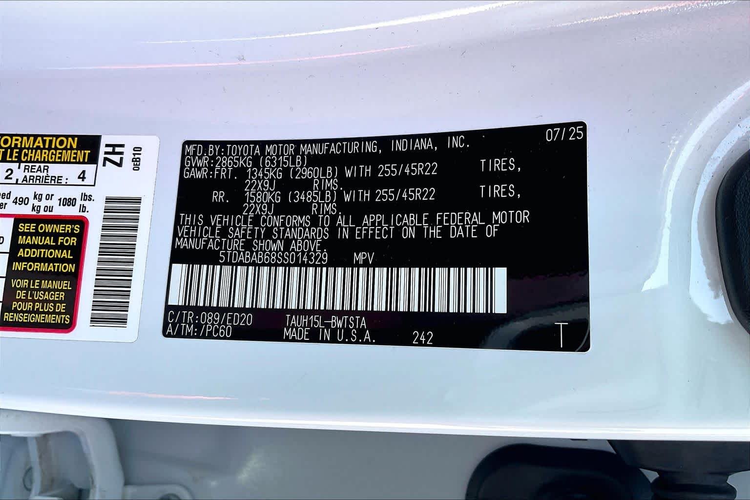 Certified Used 2025 Wind Chill Pearl Lexus F SPORT Premium image 30