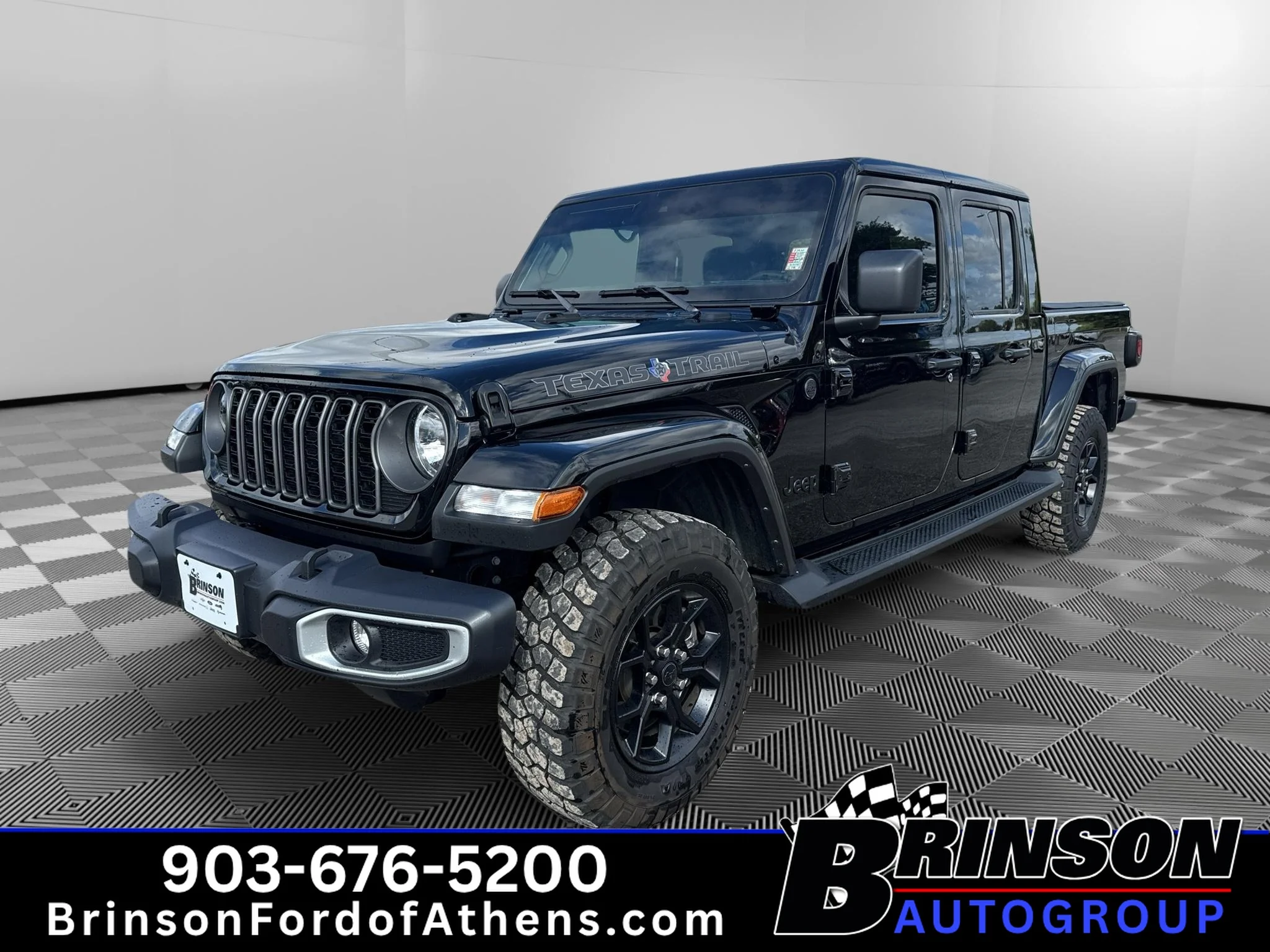 Used 2025 Black Clearcoat Jeep Texas Trail image 1