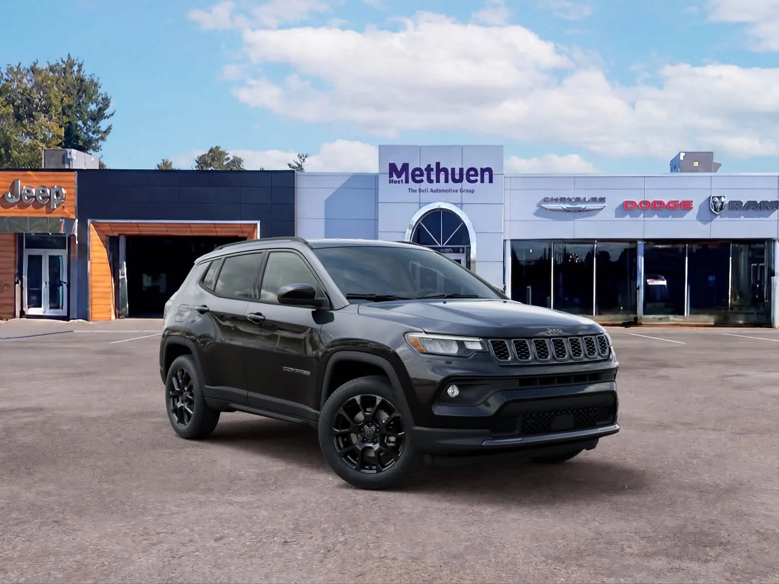 New 2026 Diamond Black Crystal Pearlcoat Jeep Latitude Altitude image 5